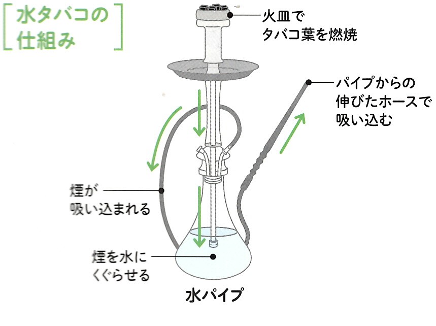 水タバコは紙巻タバコより害が少ない？ | ブログ - 福岡市東区和白丘の